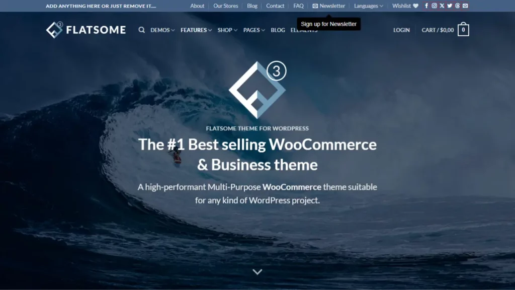 landing page