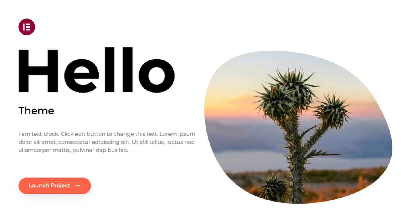 Thème WordPress Hello Elementor SEO
