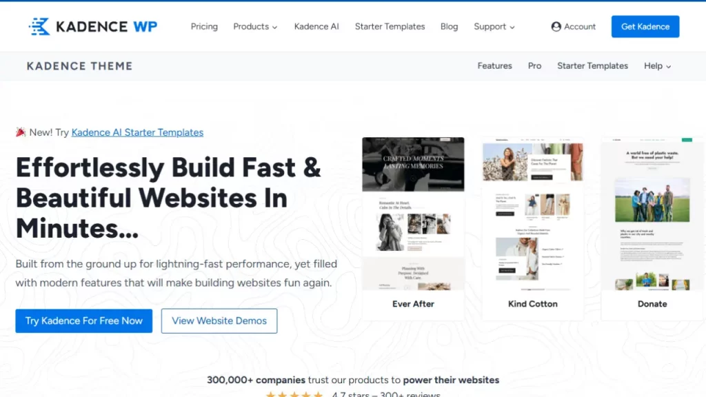 landing page