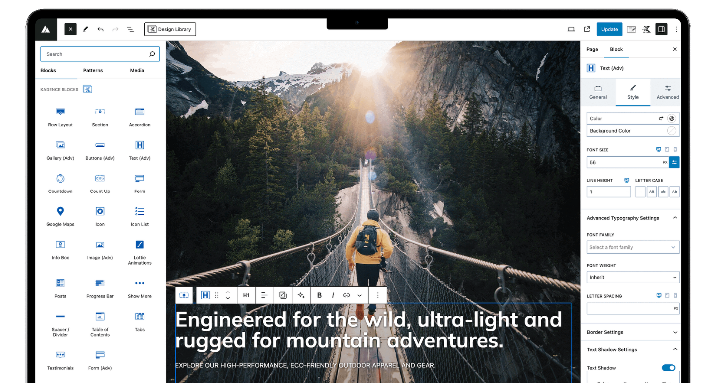 Thème WordPress Kadence SEO