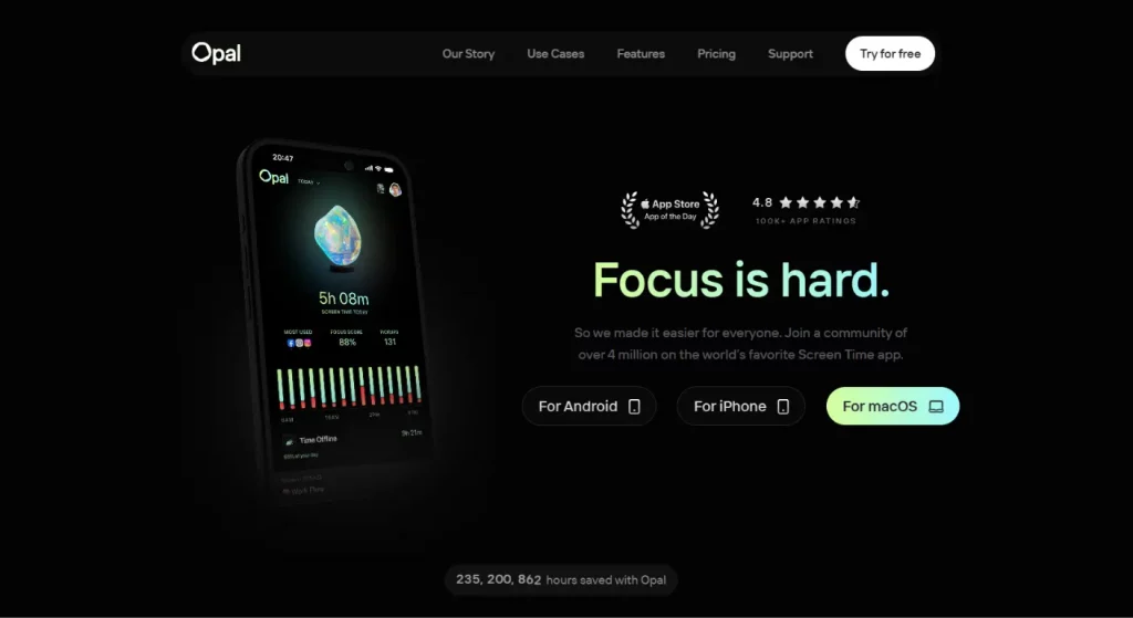 landing page