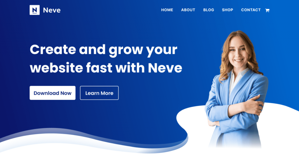 landing page