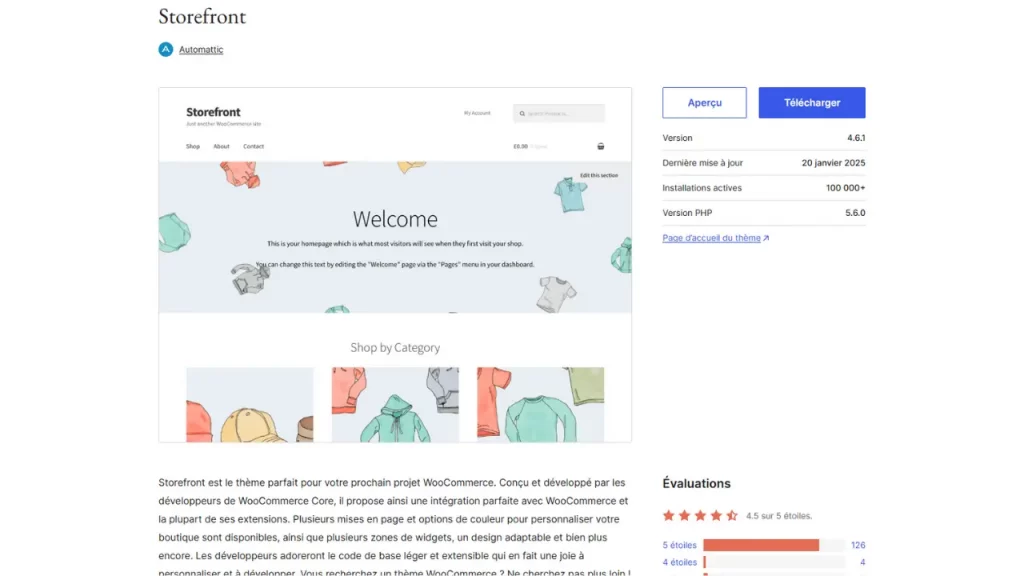 landing page
