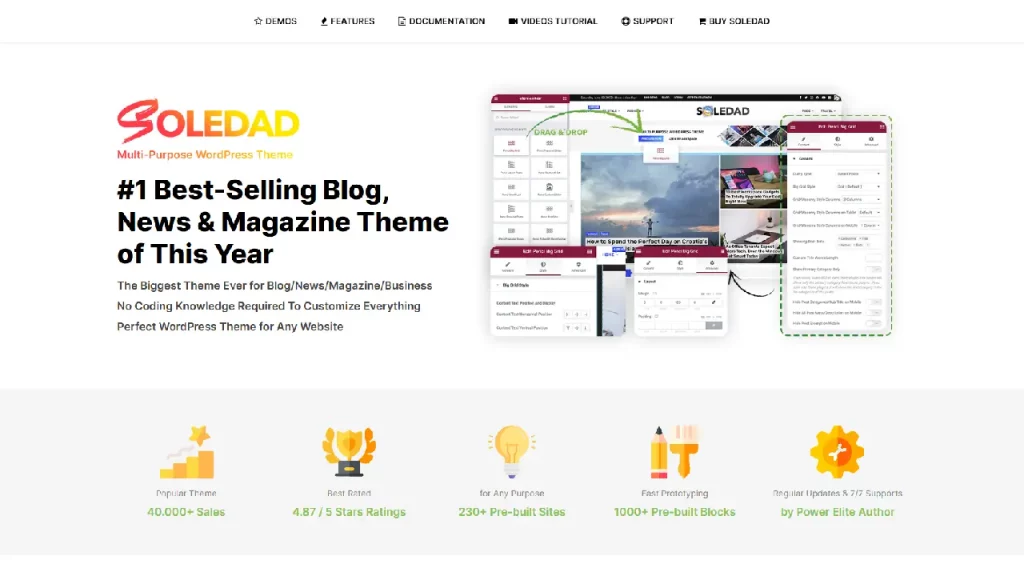 landing page