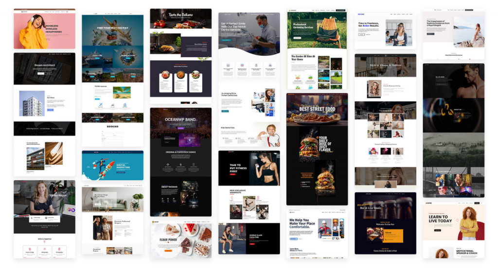 landing page
